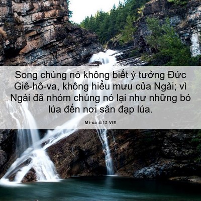 Picture 06 - Mi-ca 4:12 VIE - Song chúng nó không biết ý tưởng Đức - Bible Verse Picture