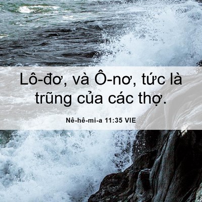 Picture 06 - Nê-hê-mi-a 11:35 VIE - Lô-đơ, và Ô-nơ, tức là trũng của các - Bible Verse Picture