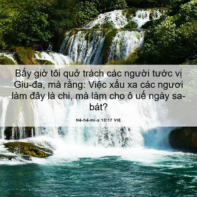 Picture 06 - Nê-hê-mi-a 13:17 VIE - Bấy giờ tôi quở trách các người - Bible Verse Picture