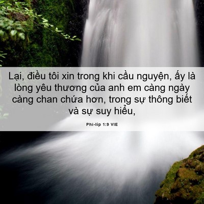 Picture 06 - Phi-líp 1:9 VIE - Lại, điều tôi xin trong khi cầu nguyện, - Bible Verse Picture