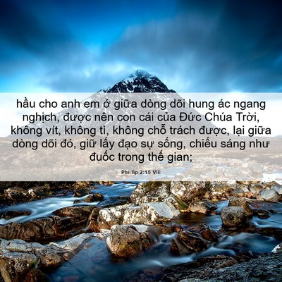 Picture 06 - Phi-líp 2:15 VIE - hầu cho anh em ở giữa dòng dõi hung ác - Bible Verse Picture