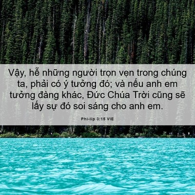 Picture 06 - Phi-líp 3:15 VIE - Vậy, hễ những người trọn vẹn trong - Bible Verse Picture