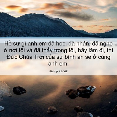 Picture 06 - Phi-líp 4:9 VIE - Hễ sự gì anh em đã học, đã nhận, - Bible Verse Picture