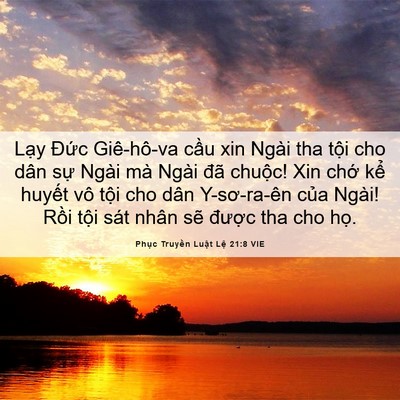 Picture 06 - Phục Truyền Luật Lệ 21:8 VIE - Lạy Đức Giê-hô-va cầu xin Ngài tha - Bible Verse Picture