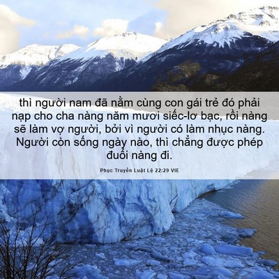 Picture 06 - Phục Truyền Luật Lệ 22:29 VIE - thì người nam đã nằm cùng con gái trẻ - Bible Verse Picture