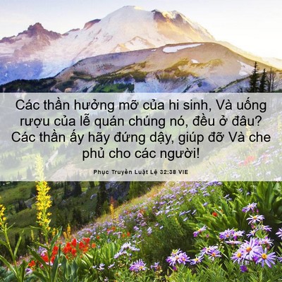Picture 06 - Phục Truyền Luật Lệ 32:38 VIE - Các thần hưởng mỡ của hi sinh, Và - Bible Verse Picture