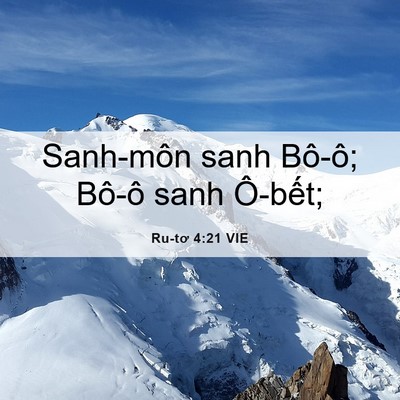 Picture 06 - Ru-tơ 4:21 VIE - Sanh-môn sanh Bô-ô; Bô-ô sanh - Bible Verse Picture