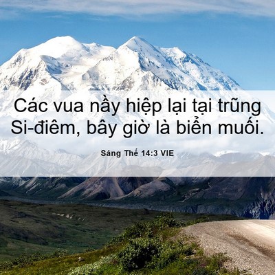 Picture 06 - Sáng Thế 14:3 VIE - Các vua nầy hiệp lại tại trũng - Bible Verse Picture