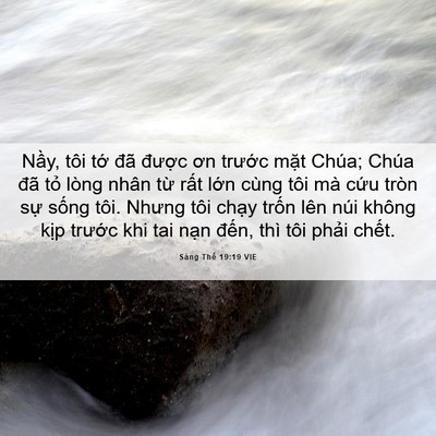 Picture 06 - Sáng Thế 19:19 VIE - Nầy, tôi tớ đã được ơn trước mặt - Bible Verse Picture