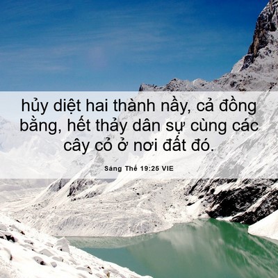 Picture 06 - Sáng Thế 19:25 VIE - hủy diệt hai thành nầy, cả đồng - Bible Verse Picture
