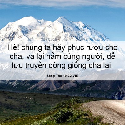 Picture 06 - Sáng Thế 19:32 VIE - Hè! chúng ta hãy phục rượu cho cha, và - Bible Verse Picture