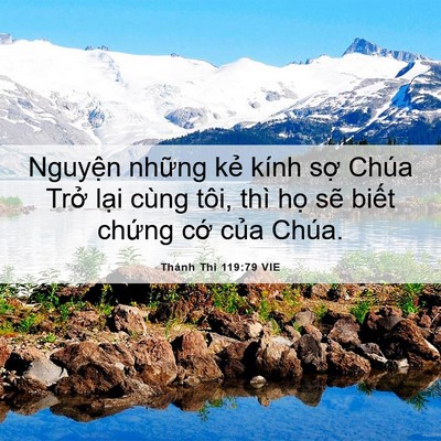 Picture 06 - Thánh Thi 119:79 VIE - Nguyện những kẻ kính sợ Chúa Trở - Bible Verse Picture