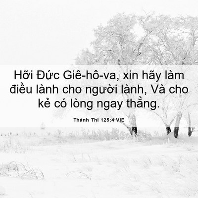 Picture 06 - Thánh Thi 125:4 VIE - Hỡi Đức Giê-hô-va, xin hãy làm điều - Bible Verse Picture