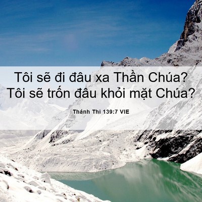 Picture 06 - Thánh Thi 139:7 VIE - Tôi sẽ đi đâu xa Thần Chúa? Tôi sẽ - Bible Verse Picture