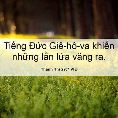 Picture 06 - Thánh Thi 29:7 VIE - Tiếng Đức Giê-hô-va khiến những lằn - Bible Verse Picture