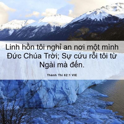 Picture 06 - Thánh Thi 62:1 VIE - Linh hồn tôi nghỉ an nơi một mình Đức - Bible Verse Picture
