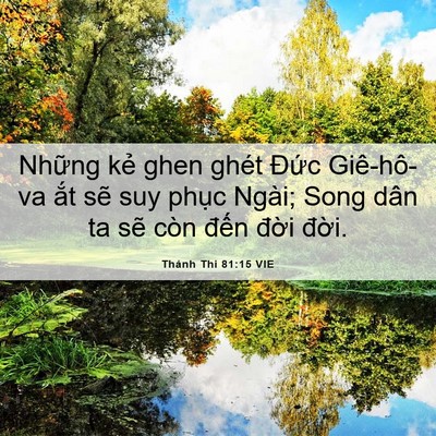Picture 06 - Thánh Thi 81:15 VIE - Những kẻ ghen ghét Đức Giê-hô-va ắt - Bible Verse Picture
