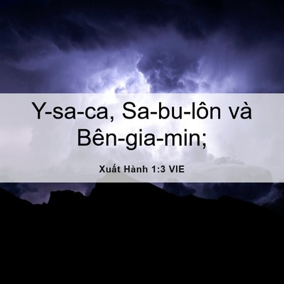 Picture 06 - Xuất Hành 1:3 VIE - Y-sa-ca, Sa-bu-lôn và - Bible Verse Picture