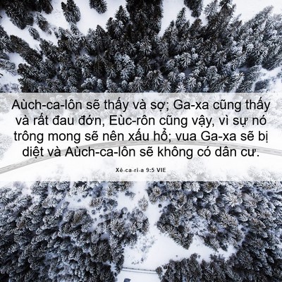 Picture 06 - Xê-ca-ri-a 9:5 VIE - Aùch-ca-lôn sẽ thấy và sợ; Ga-xa cũng - Bible Verse Picture