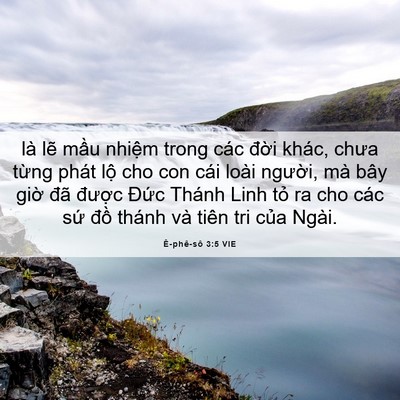 Picture 06 - Ê-phê-sô 3:5 VIE - là lẽ mầu nhiệm trong các đời khác, - Bible Verse Picture