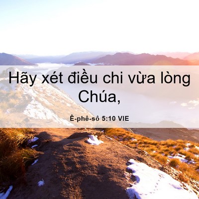 Picture 06 - Ê-phê-sô 5:10 VIE - Hãy xét điều chi vừa lòng - Bible Verse Picture
