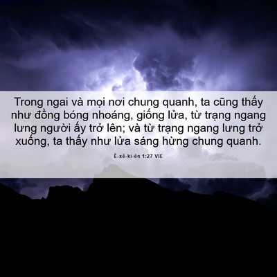 Picture 06 - Ê-xê-ki-ên 1:27 VIE - Trong ngai và mọi nơi chung quanh, ta cũng - Bible Verse Picture