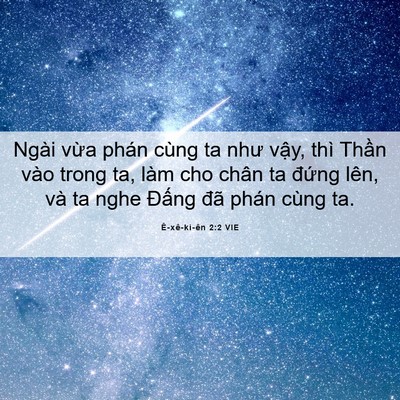Picture 06 - Ê-xê-ki-ên 2:2 VIE - Ngài vừa phán cùng ta như vậy, thì - Bible Verse Picture