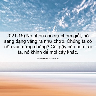Picture 06 - Ê-xê-ki-ên 21:10 VIE - (021-15) Nó nhọn cho sự chém giết; nó - Bible Verse Picture