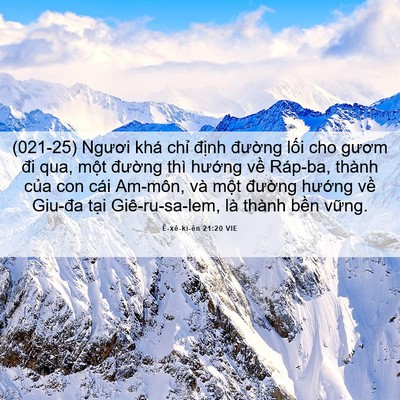 Picture 06 - Ê-xê-ki-ên 21:20 VIE - (021-25) Ngươi khá chỉ định đường - Bible Verse Picture