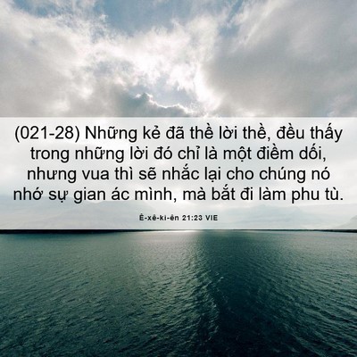 Picture 06 - Ê-xê-ki-ên 21:23 VIE - (021-28) Những kẻ đã thề lời thề, - Bible Verse Picture