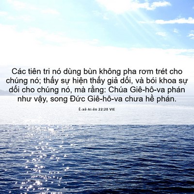 Picture 06 - Ê-xê-ki-ên 22:28 VIE - Các tiên tri nó dùng bùn không pha rơm - Bible Verse Picture