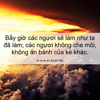 Picture 06 - Ê-xê-ki-ên 24:22 VIE - Bấy giờ các ngươi sẽ làm như ta đã - Bible Verse Picture