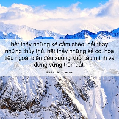 Picture 06 - Ê-xê-ki-ên 27:29 VIE - hết thảy những kẻ cầm chèo, hết - Bible Verse Picture