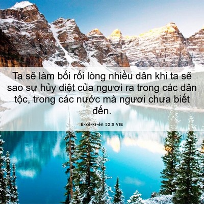 Picture 06 - Ê-xê-ki-ên 32:9 VIE - Ta sẽ làm bối rối lòng nhiều dân khi - Bible Verse Picture