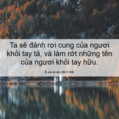 Picture 06 - Ê-xê-ki-ên 39:3 VIE - Ta sẽ đánh rơi cung của ngươi khỏi tay - Bible Verse Picture