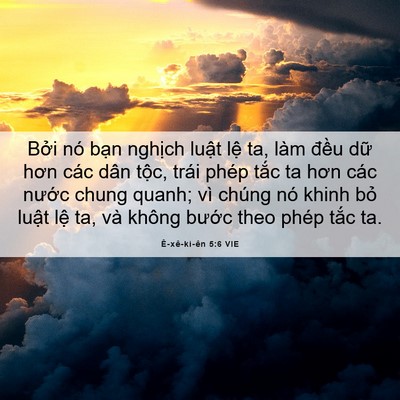 Picture 06 - Ê-xê-ki-ên 5:6 VIE - Bởi nó bạn nghịch luật lệ ta, làm - Bible Verse Picture