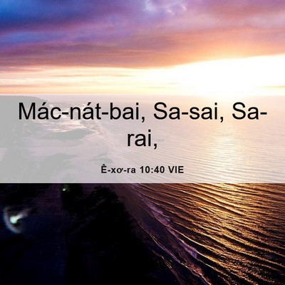 Picture 06 - Ê-xơ-ra 10:40 VIE - Mác-nát-bai, Sa-sai, - Bible Verse Picture