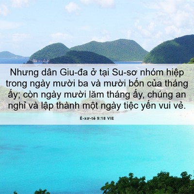 Picture 06 - Ê-xơ-tê 9:18 VIE - Nhưng dân Giu-đa ở tại Su-sơ nhóm hiệp - Bible Verse Picture