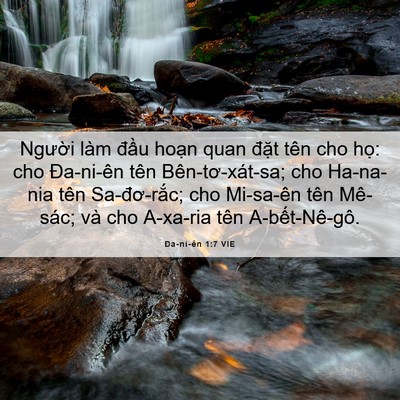 Picture 06 - Ða-ni-ên 1:7 VIE - Người làm đầu hoạn quan đặt tên cho - Bible Verse Picture