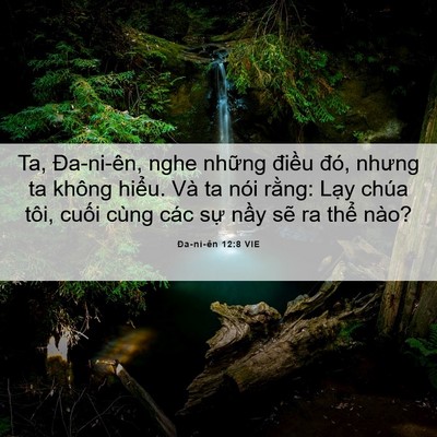 Picture 06 - Ða-ni-ên 12:8 VIE - Ta, Đa-ni-ên, nghe những điều đó, nhưng - Bible Verse Picture
