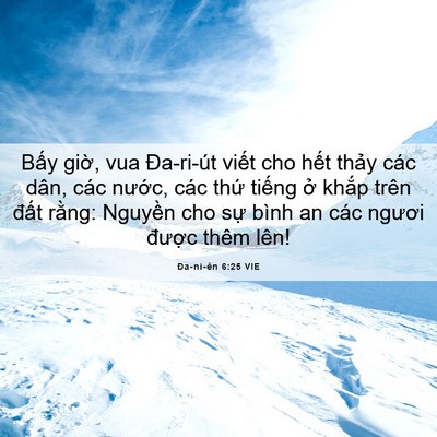 Picture 06 - Ða-ni-ên 6:25 VIE - Bấy giờ, vua Đa-ri-út viết cho hết - Bible Verse Picture