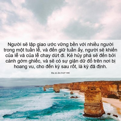 Picture 06 - Ða-ni-ên 9:27 VIE - Người sẽ lập giao ước vững bền - Bible Verse Picture
