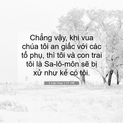 Picture 07 - 1 Các Vua 1:21 VIE - Chẳng vậy, khi vua chúa tôi an giấc với - Bible Verse Picture