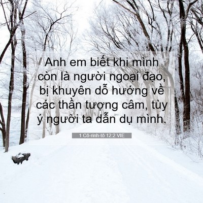 Picture 07 - 1 Cô-rinh-tô 12:2 VIE - Anh em biết khi mình còn là người ngoại - Bible Verse Picture