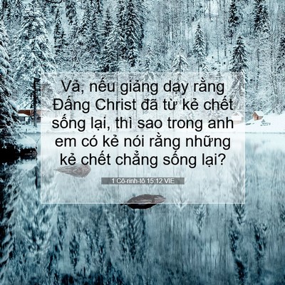 Picture 07 - 1 Cô-rinh-tô 15:12 VIE - Vả, nếu giảng dạy rằng Đấng Christ - Bible Verse Picture
