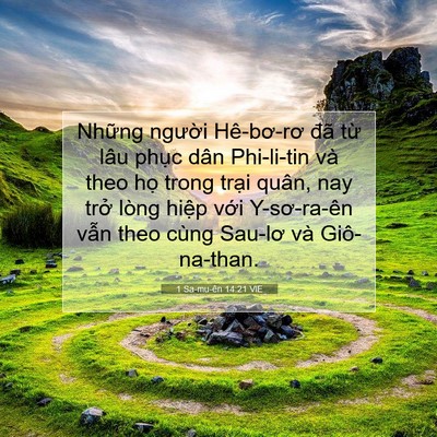 Picture 07 - 1 Sa-mu-ên 14:21 VIE - Những người Hê-bơ-rơ đã từ lâu - Bible Verse Picture