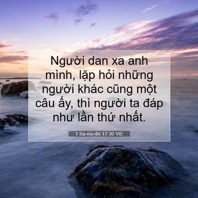 Picture 07 - 1 Sa-mu-ên 17:30 VIE - Người dan xa anh mình, lặp hỏi những - Bible Verse Picture