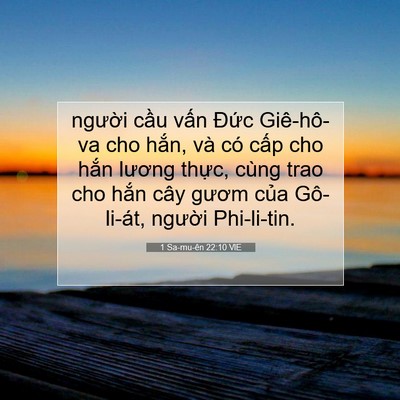 Picture 07 - 1 Sa-mu-ên 22:10 VIE - người cầu vấn Đức Giê-hô-va cho - Bible Verse Picture