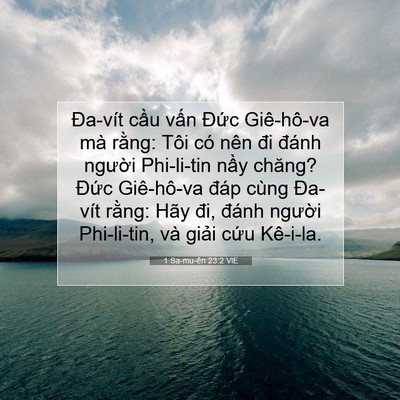 Picture 07 - 1 Sa-mu-ên 23:2 VIE - Đa-vít cầu vấn Đức Giê-hô-va mà - Bible Verse Picture