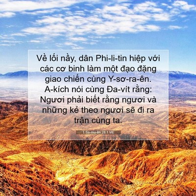 Picture 07 - 1 Sa-mu-ên 28:1 VIE - Về lối nầy, dân Phi-li-tin hiệp với - Bible Verse Picture